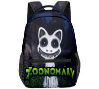 Jilijia Zoonomaly Sac à dos Anime Game Monster Big Smile Cat Bunny 3D Horreur Game Zoo nomaly Animal 3D Imprimé Cartable Sac pour ordinateur portable Sac de voyage, Type 6, 40x30x17cm