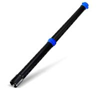 JILILAL Golf Ball Picker, Aluminium Alloy Golf Ball Retriever Tube, Holds 20 Golf Balls Collector, Easy to Dismantle Upper and Lower Sections(Black and Blue)