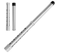 JILILAL Golf Ball Picker, Aluminium Alloy Golf Ball Retriever Tube, Holds 20 Golf Balls Collector, Easy to Dismantle Upper and Lower Sections(Silver)
