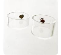 JILINWEI Lot de 2 gamelles magnétiques pour araignée sautante, tarentule et autres petits animaux de compagnie, transparent