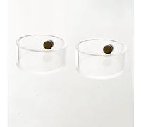 JILINWEI Lot de 2 petites gamelles magnétiques pour araignée sautante, tarentule et autres petits animaux de compagnie, 35 mm