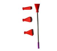 JILINWEI Lot de 4 buses de soufflage en acier inoxydable pour peinture acrylique, accessoires pour l'art fluide et le versement hollandais