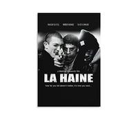 JILIP Poster de film La Haine des années 90 (1) - Art mural - Peinture sur toile - Décoration de salon - 40 x 60 cm