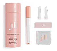 Jill Dermaplane Kit d'essai pour rasoir | Kit d'épilation faciale comprenant 1 baguette de rasage, 2 rasoirs Dermaplane et un chiffon de nettoyage | Spray magique pré-rasage et lingettes non incluses