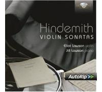 JILL & ELLIOT LAWSON - VIOLIN SONATAS CD NEUF HINDEMITH,PAUL