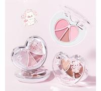 JILL LEEN - 4-Color Eyeshadow Palette Angel Bear Edition - 4 Types #01 Creamy Pink Brown - 2g