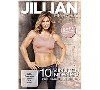 10 minutes intensives pour ventre, jambes et fessiers – Jillian Michaels – DVD – Polyband