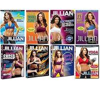 Jillian Michaels Fitness 8-Pack Collection: 6 Week Six Pack/One Week Shred/Yoga Inferno/Yoga Meltdown/Banish Fat Boost Metabolism/No More Trouble Zones/Extreme Shed & Shred/Hard Body