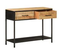 JILL'S - Console Meuble - charge 20 kg - Table console - VIDAXL - 100x35x76cm - Bois massif de manguier et fer OCT68967171