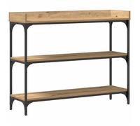 JILL'S - Console Meuble - charge 20 kg - Table console - VIDAXL - avec étagère chêne artisanal 100x30x80cm OCT14287205