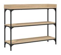 JILL'S - Console Meuble - charge 20 kg - Table console - VIDAXL - avec étagères chêne sonoma 100x30x80cm OCT88004983