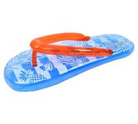 JILONG 37433 - Matelas Gonflable Géant - Forme Tongue - Pour Piscine et Plage - 166 cm x 67cm x 42 cm - Bleu