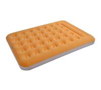 Jilong Easigo Lit de Camping 2 Personnes Orange 190 x 135 x 22 cm Matelas Gonflable en Velours Lit d'invité Lit de Voyage