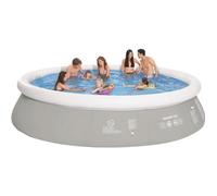 Jilong Piscine ronde gonflable Gris 450 x 122 cm