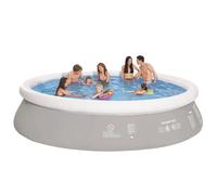 Jilong Piscine ronde gonflable Gris 450 x 122 cm