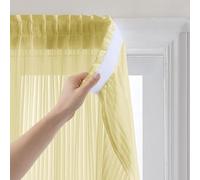 Jilron Rideaux de verre opaques avec support adhésif, style jalousies verticales blanc semi-transparent - Rideaux sans perçage pour chambre à coucher, salon, cuisine, décoration de fenêtre (Beige