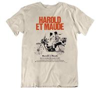 JILSAHDFR Harold and Maude French Movie Poster v2 T Shirt White S