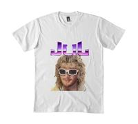 JILSAHDFR JUL and Michel Polnareff t Shirt DMN2 Black White L