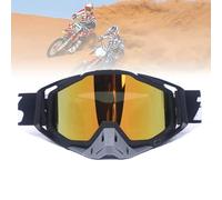 Jilskl Lunettes de Moto Sécurité, Lunettes Moto Tout Terrain, Noir