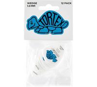 Jim Dunlop Médiators Tortex Wedge 1,00 mm sachet de 12
