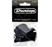 Jim Dunlop Médiators Nylon Standard 1 mm Noir Pack de 12 (44P100)