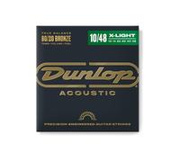 Cordes pour guitare acoustique Dunlop DAB1048 Bronze 80/20 extra-light 10-48
