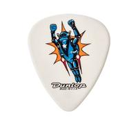 Jim Dunlop Blackline Original Alan Forbes, Sachet De 36, Rocket Man, White 0.73 Mm Médiators