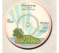 JIM CAPALDI - IT'S ALL UP TO YOU - 7 inch vinyl / 45