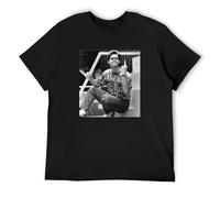 Jim Carrey Men's T-Shirt Unisex Black Cotton Print Tee Shirts XL