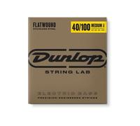 Jim Dunlop Jeu de 4 cordes plates pour basse 40/100 (DBFS40100M)