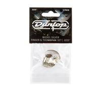 JIM DUNLOP 33P.0225 Doigts et mdiators en nickel argent .0225"""" 5/Pack du joueur