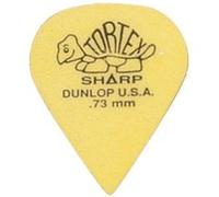 Jim Dunlop Médiators Tortex Sharp 073 Jaune 12 pièces