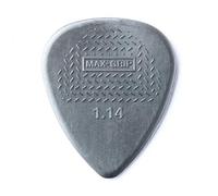 Jim Dunlop - Médiators Max-Grip Nylon 449F114 Standard 1,14 mm Lot de 24 Gris