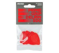 Jim Dunlop 450P046 Médiators Delrin 500 Prime Grip 0,46mm sachet de 12 Natural