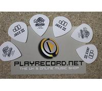 Jim Dunlop 478 Lot de 6 médiators de jazz III, blanc 1.14mm