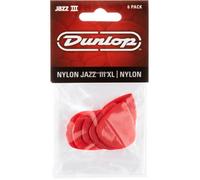Jim Dunlop Médiators Jazz III XL Nylon Rouge 1,38 mm Lot de 6