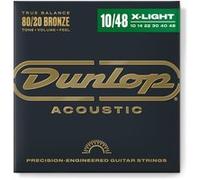 Jim Dunlop Cordes pour guitare acoustique DAB1048 Bronze 80/20 extra-light 10-48