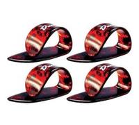 Jim Dunlop 9022P Players Pack Moyen Pouces Ecaille (par 4) Médiators