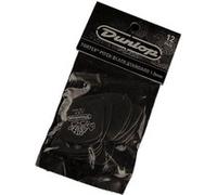 Jim Dunlop Médiators Tortex Pitch Black Standard 100 – 12 pièces