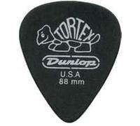 Jim Dunlop Médiators Pitch Black Standard Tortex 0,88 mm – 12 pièces