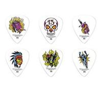 Jim Dunlop Médiators BL100T73 Alan Forbes Blackline 0,73 mm Boîte métal de 6