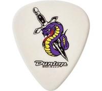 Jim Dunlop Blackline Original Alan Forbes, Sachet De 36, Dagger Snake, White, 0.60 Mm Médiators