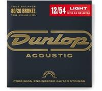 Jim Dunlop DAB1254 80/20 Bronze Light 12 54 Jeux de cordes folk 012