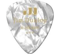 Jim Dunlop – Médiators Genuine Celluloid Classic – Perloid White – Extra Heavy – Pack de 12