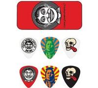 Jim Dunlop JVHPT01M Boite en Metal de 6 Médiators Motif Van Hammersveld Johnny Médiators