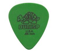 Jim Dunlop Lot de 12 médiators standard Jim Dunlop Tortex 0,73 / 0,5 / 0,6 / 0,88 / 1,14 mm 0.88mm Green