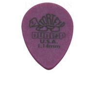 Jim Dunlop Lot de 24 médiators Dunlop Tortex Teardrop pour guitare dans une boîte pratique 1,14 mm, violet