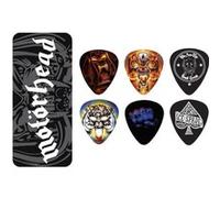 Jim Dunlop Boîte en métal 6 médiators MHPT03 motif Motörhead England Medium