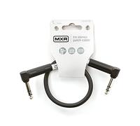 JIM DUNLOP MXR Câble Instrument Stéréo TRS 1 pied | 0,3 m, Angle Droit 1/4 de pouce (DCIST1RR)