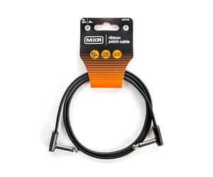 JIM DUNLOP MXR Câble Patch Ruban, 3 pieds | 0,9 m, Angle Droit 1/4 de pouce, 90 cm (DCPR3)